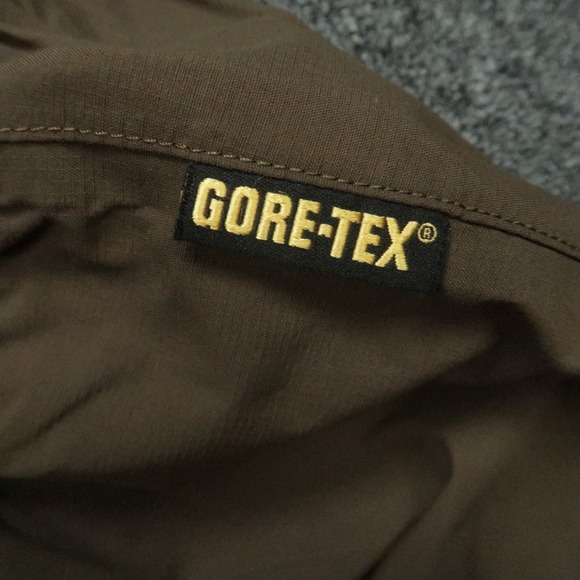 Cabelas Pants Mens Extra Large Brown Lined Nylon GTX Waterproof Hiking Outdoors - Picture 4 of 12